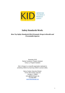 Safety Standards Work: How Toy Safety Standards