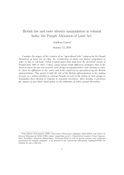 the Punjab Alienation of Land Act.