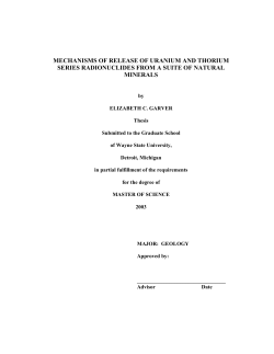 TABLE OF CONTENTS - Wayne State University