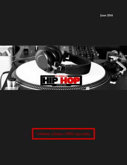 - The Journal of Hip Hop Studies