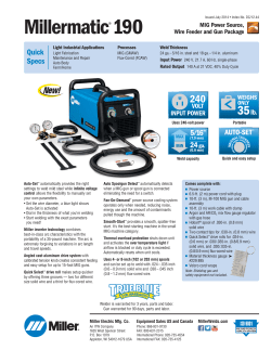 Millermatic&reg; 190