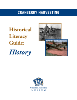 Cranberry Harvesting - Wisconsin Historical Museum