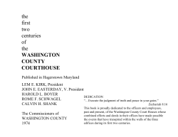 the first two centuries of the WASHINGTON