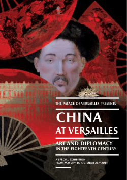 The Palace of Versailles presents china at