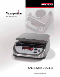 Rice Lake Versa Portion