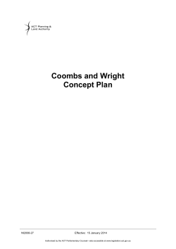Coombs and Wright Concept Plan