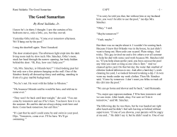 The Good Samaritan