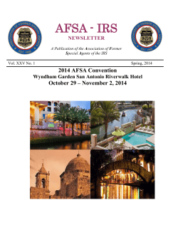 newsletter - AFSA-IRS