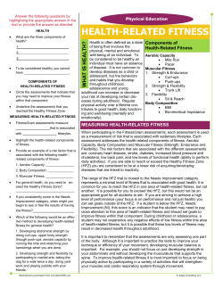 HEALTH-RELATED FITNESS