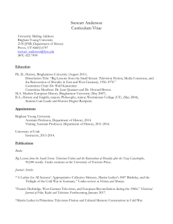 Anderson - BYU History Department