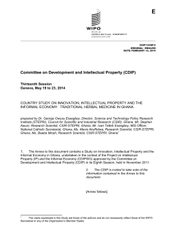 Traditional Herbal Medicine in Ghana