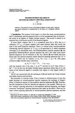 HIGHER DIVIDED SQUARES IN SECOND