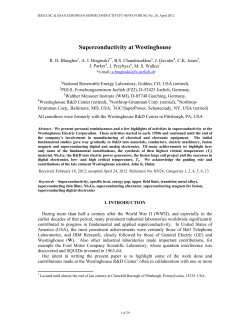 Full Text, PDF - Superconductivity News Forum