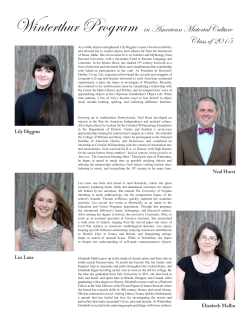 2015 - Winterthur Program in American Material Culture