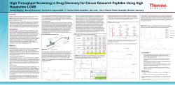 High Throughput Screening in Drug Discovery for