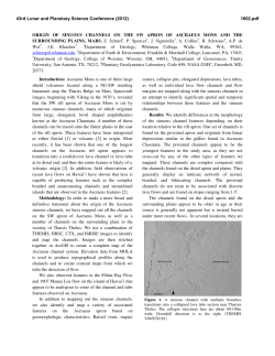 Origin of Sinuous Channels on the SW Apron of Ascraeus Mons and