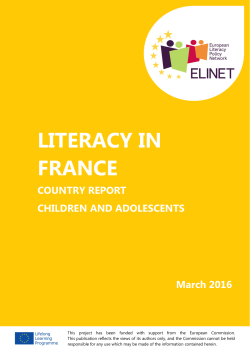 LITERACY IN FRANCE