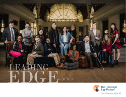 2016 AnnuAl RepoRt - The Chicago Lighthouse