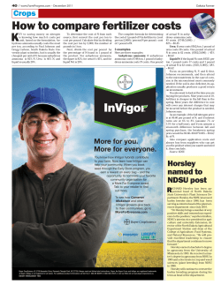 How to compare fertilizer costs - Farm Progress Issue Search Engine