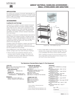 AMSCO&reg; MATERIAL HANDLING ACCESSORIES &ndash; SMALL