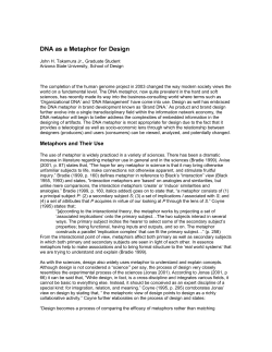 DNA as a Metaphor for Design - Industrial Designers Society of