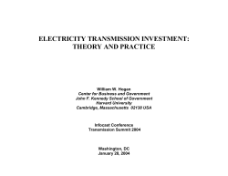 Electricity Transmission Investment: Theory and Practice