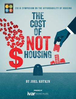 the Cost of Not Housing