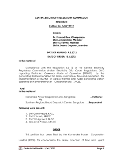 In the m C Regulat regardi genera implem operate And In the m K S