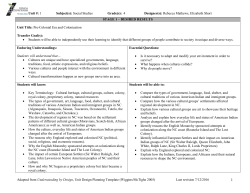 Unit 1 - Cabarrus County Schools
