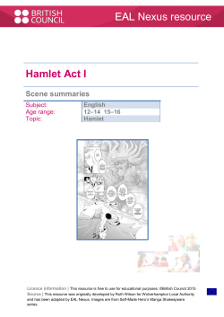 Scene summaries PDF - EAL Nexus