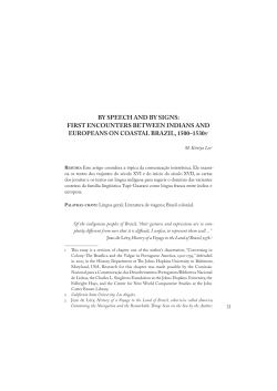 by speech and by signs: first encounters between