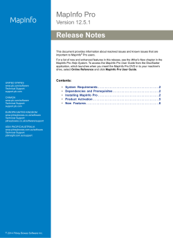 Release Notes - Product Documentation