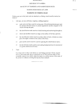 Marine Resources Act_ no 27 of 2000