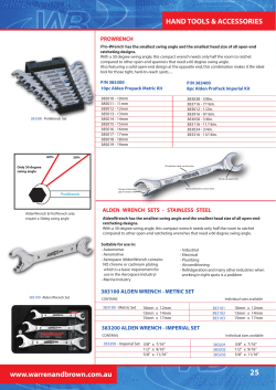 P25 hand tools prowrench alden
