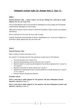 Homework revision tasks for Autumn term 2: Year 11.