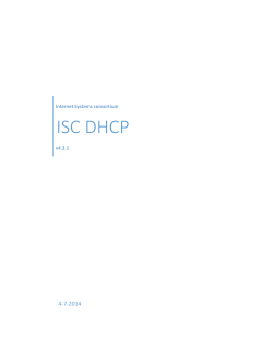 ISC DHCP - Internet Systems Consortium