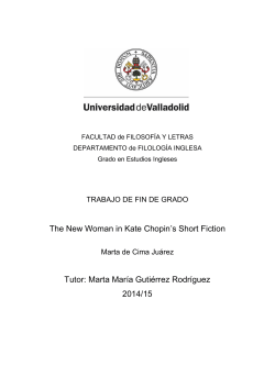The New Woman in Kate Chopin`s Short Fiction Tutor