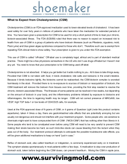 Cholestyramine (CSM)
