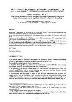 An Alternative Method for Calculating the Probability of Ruin in Risk