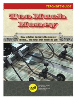 Too Much Money (questions)