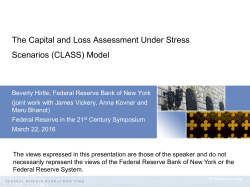 The Capital and Loss Assessment Under Stress Scenarios (CLASS