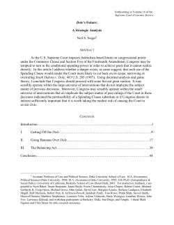 A Strategic Analysis - Duke Law Scholarship Repository