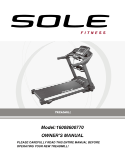 S77 Manual - SOLE Fitness Canada
