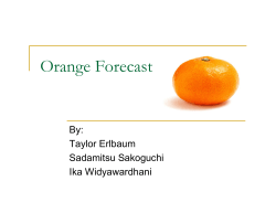 Orange Forecast