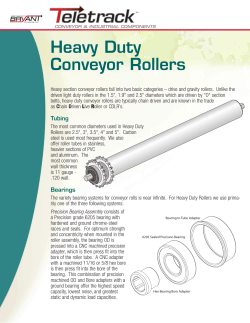Heavy Duty Rollers Literature