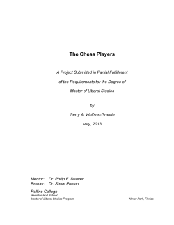 The Chess Players - Rollins Scholarship Online