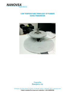 Low Temperature Tribology of Rubber