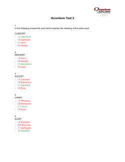 Accenture Test 2
