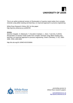 - White Rose Research Online