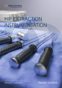 HIP EXTRACTION INSTRUMENTATION